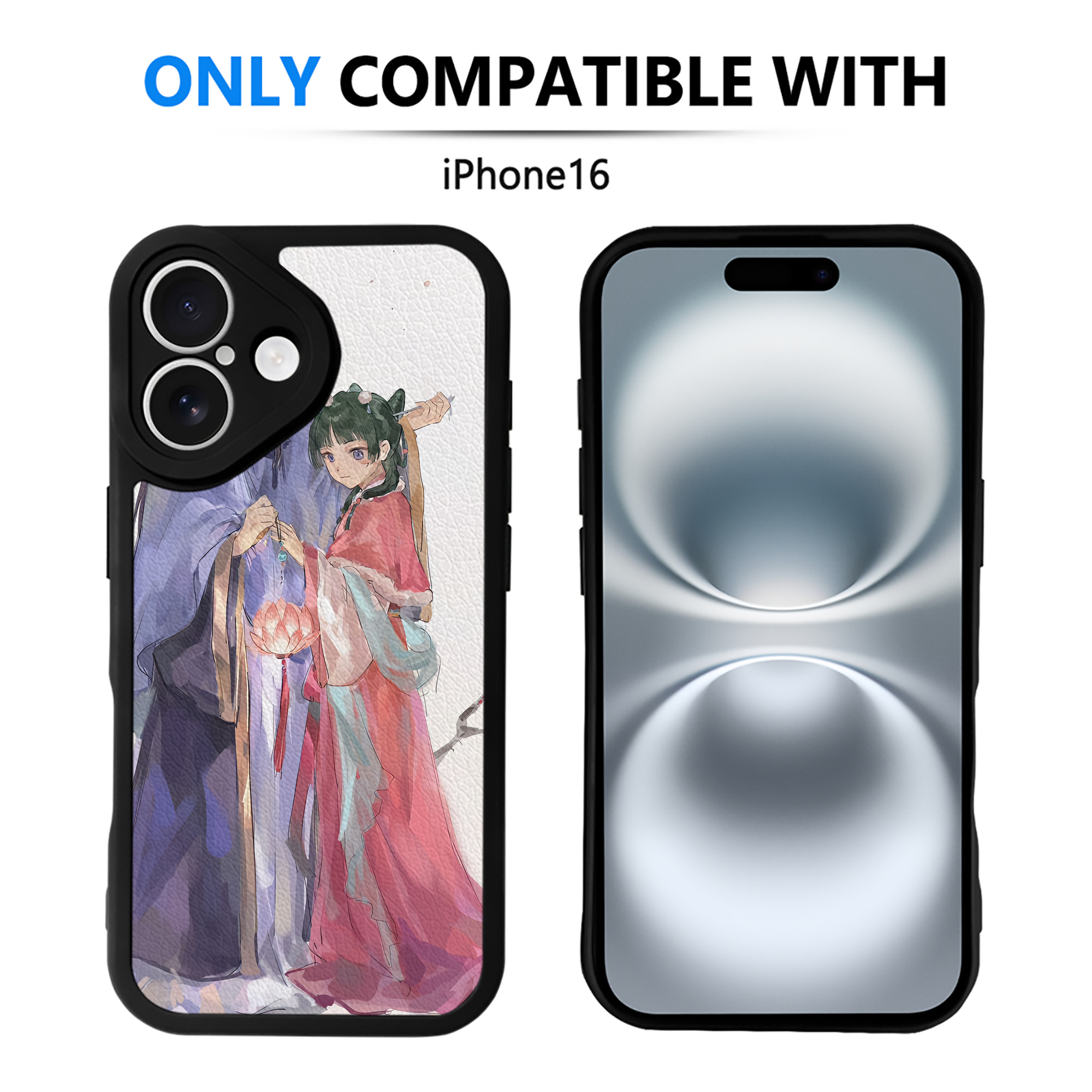 薬屋のひとりごと The Apothecary Diaries 【iPhone 16シリーズ対応】シリコンスマホケース（レザー調） 材質：シリコン